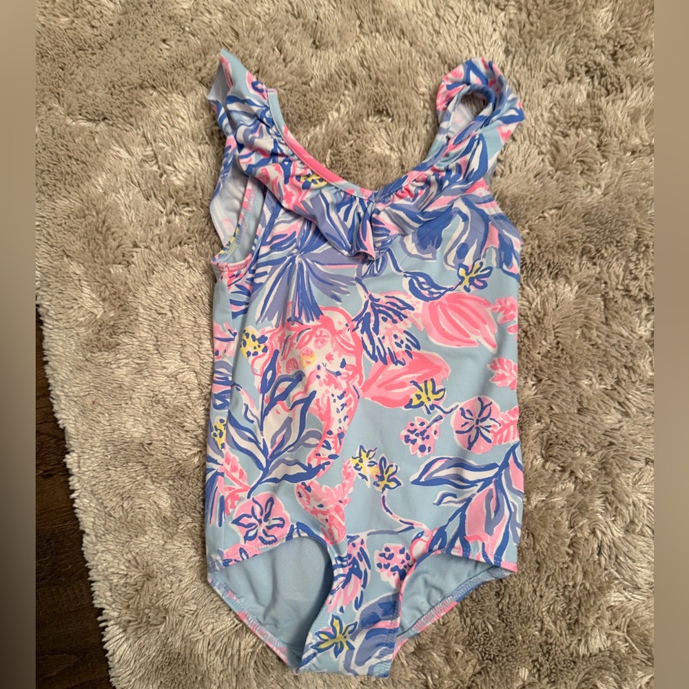 Lilly Pulitzer UPF 50+ Girls Janah One-Piece Swimsuit
